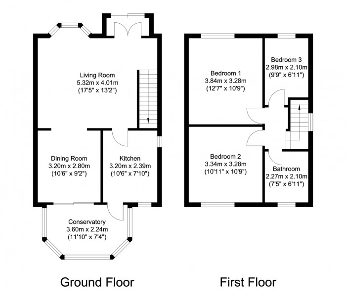 Floorplans For Kelverley Grove, West Bromwich, West Midlands